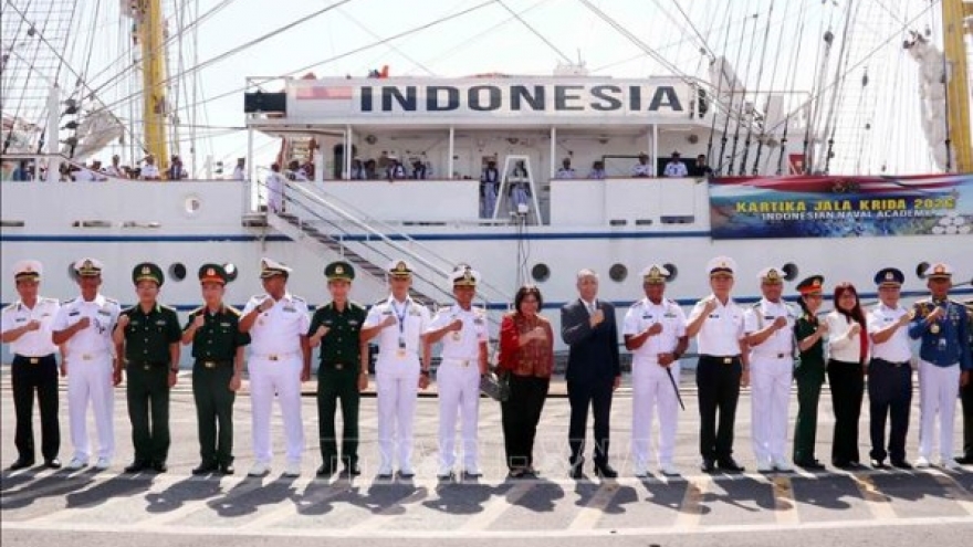 Southeast Asia’s largest naval training ship visits Ho Chi Minh City